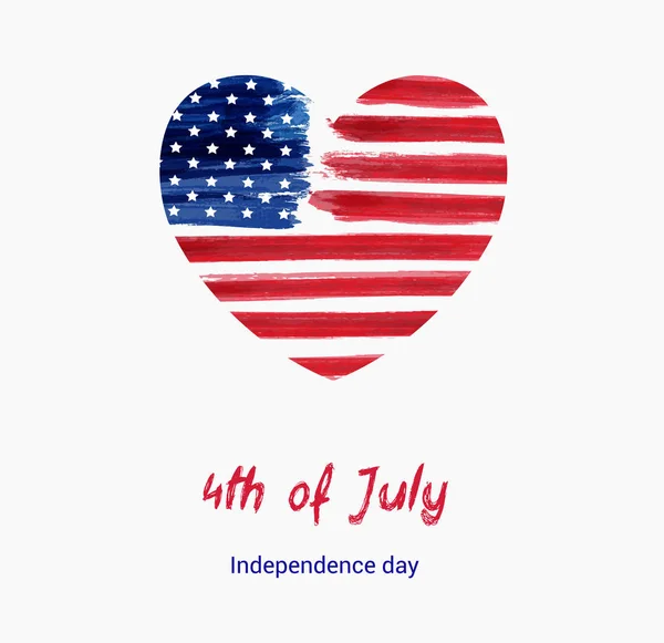 Sfondo del giorno dell'indipendenza USA — Vettoriale Stock