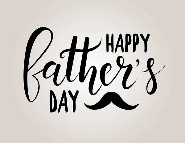 Happy Father's Day belettering — Stockvector