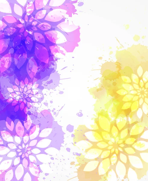 Watercolored çok renkli arka plan.