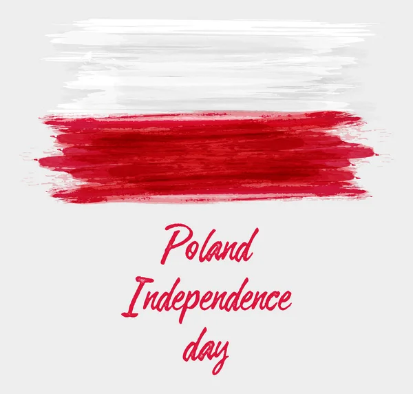 Pologne Jour de l'indépendance nationale fond de vacances . — Image vectorielle