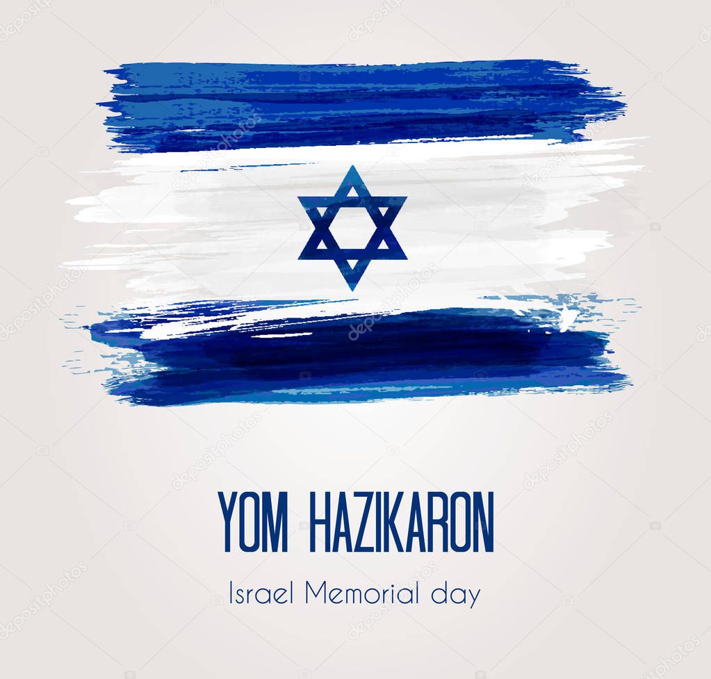 Israel Memorial day background