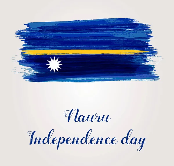 Día de la Independencia de Nauru — Vector de stock