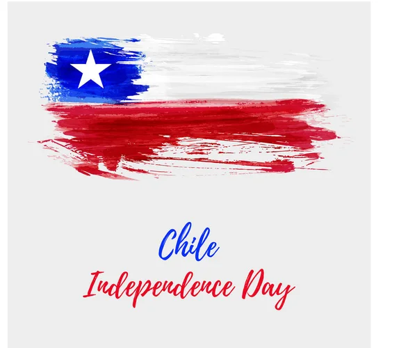 Dia da independência do Chile fundo . —  Vetores de Stock