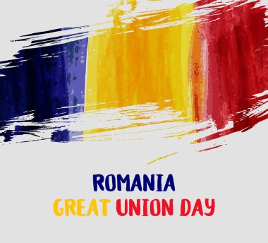 Romania Great Union day background clipart