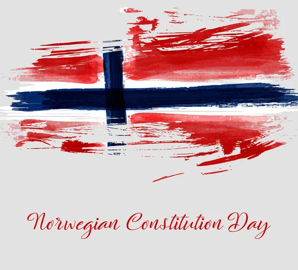 Día de la Constitución noruega — Vector de stock