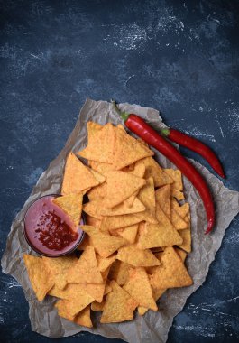 Meksikalı nacho cips