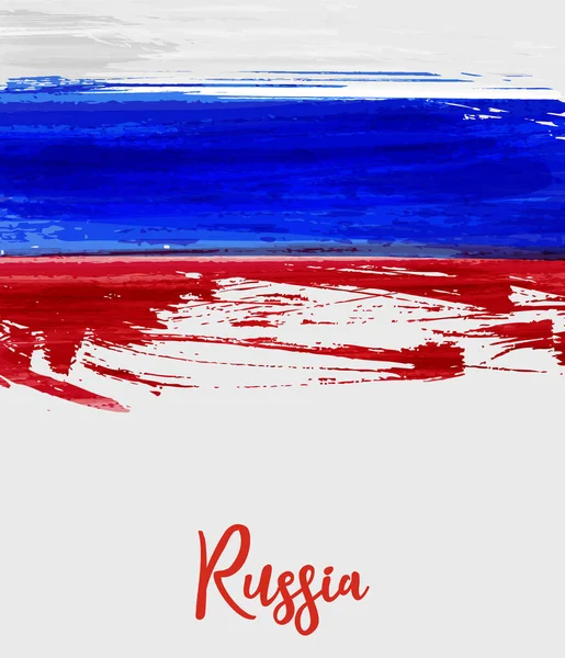 Russie drapeau fond — Image vectorielle