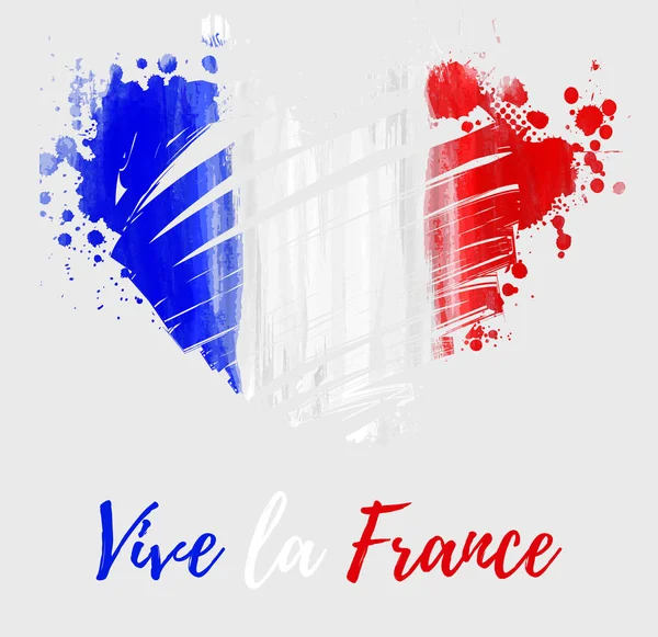 Vive la France background — Stockvector