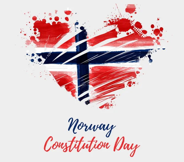 Norvège Journée de la Constitution contexte — Image vectorielle