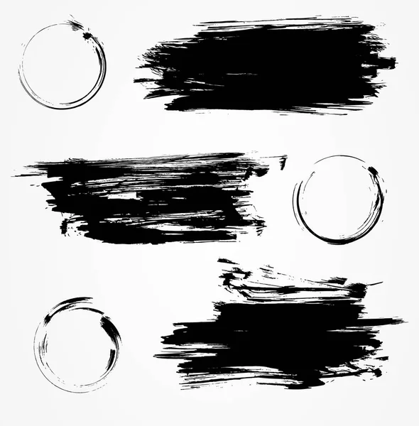Ensemble d'éléments Grunge — Image vectorielle
