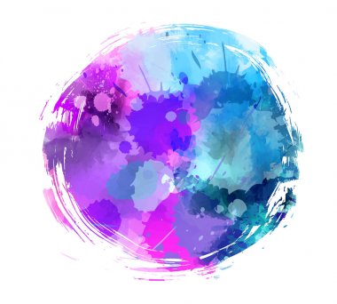 Arka plan yuvarlak fırça