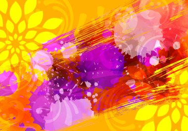 Soyut grunge renkli arkaplan