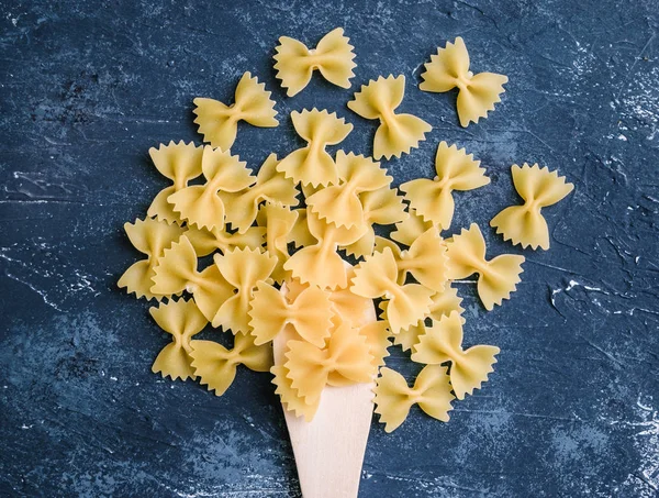 Raw bow tie pasta