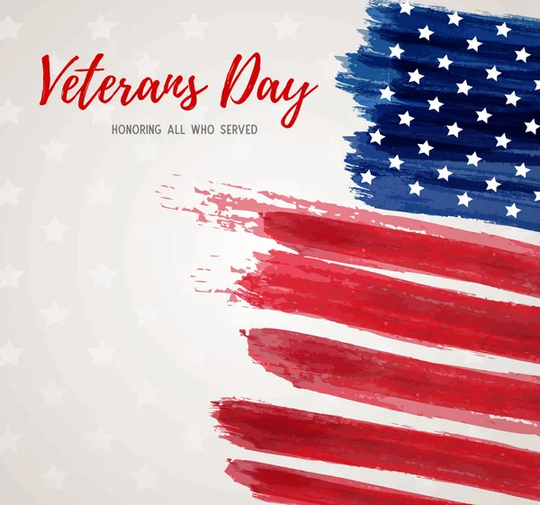 USA Veterans day — Stockvector