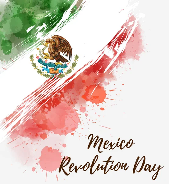 Mexico Revolution Day. — Stock Vector