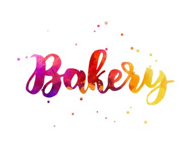 Fırın suluboya harfleri