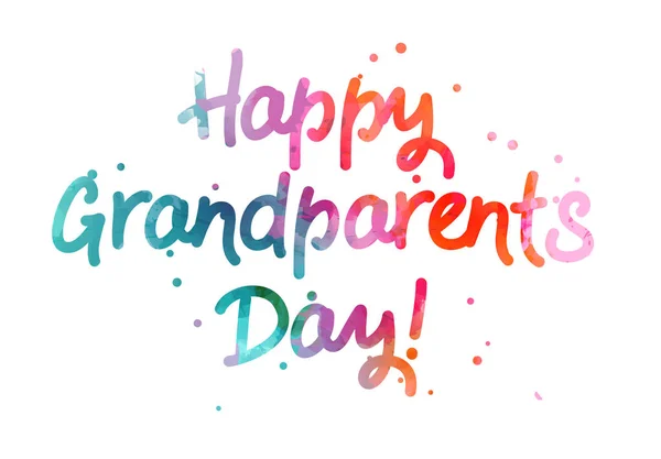 День счастливых дедушек и бабушек! — стоковый вектор