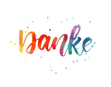 Danke modern yazı metni