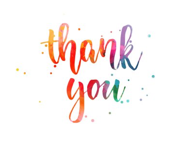 Teşekkürler. El yazısıyla yazılmış mektuplar.