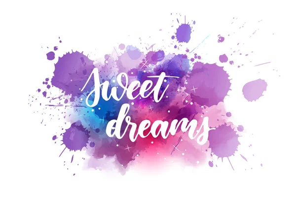 Όνειρα γλυκά γράμματα — Διανυσματικό Αρχείο