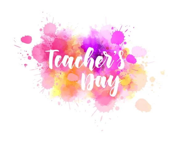 Gelukkige lerarendag! — Stockvector