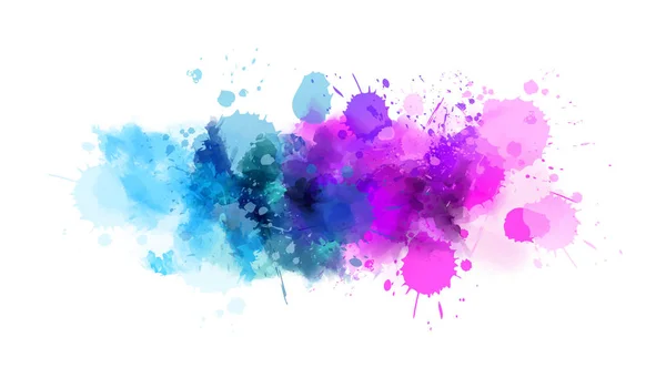Watercolor abstract line background — Stock Vector
