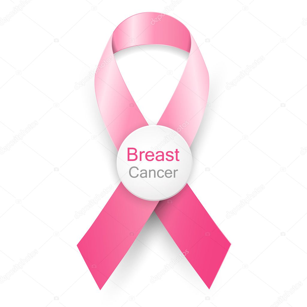 Breast cancer awareness month pink ribbon