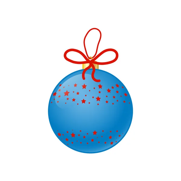Karácsonyi ball ikon — Stock Vector