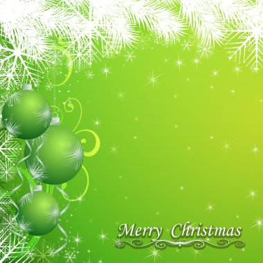 Yeni yıl arka plan üzerinde Noel top.