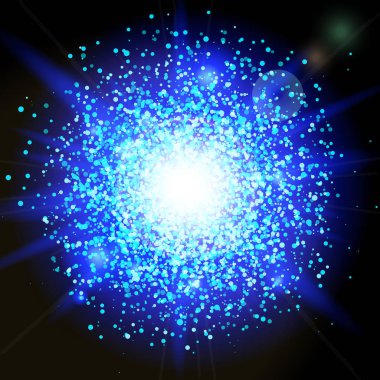 Glitter parçacıklar arka plan etkisi. Köpüklü doku.