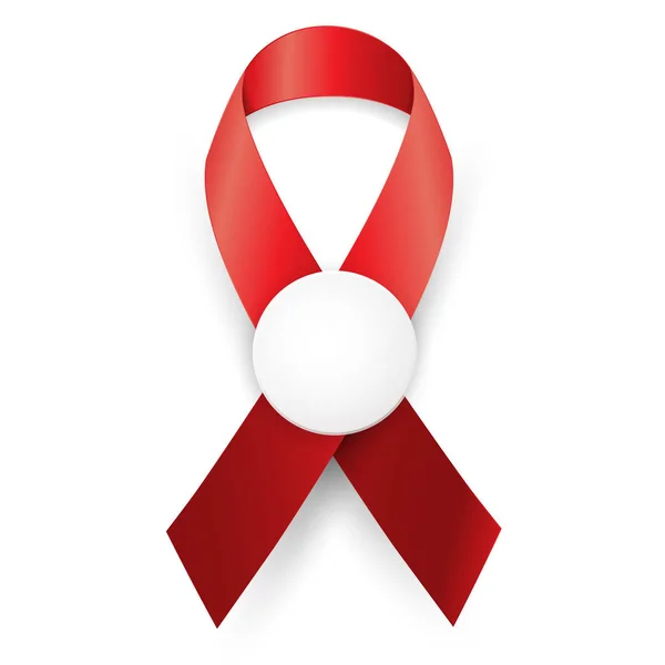 Aids Consapevolezza. Concetto Giornata Mondiale . — Vettoriale Stock