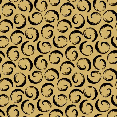 Vektör seamless modeli. Fırça darbeleri ile arka plan.