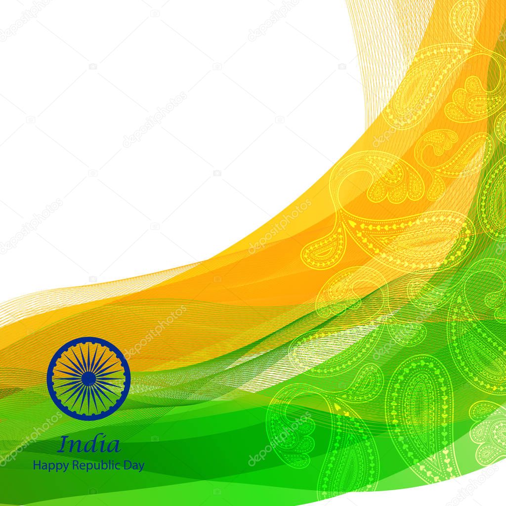 Happy Republic Day of India background