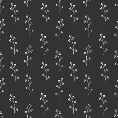 Dikişsiz desen dalları ve yaprakları oluşan.