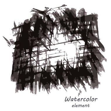 Suluboya vektör arkaplanı.