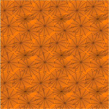 Cadılar Bayramı vektör seamless modeli ile spiderweb.