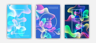 Sıvı renk küme kapsıyor. Renkli balon şekiller degradelerle. Modaya uygun bir tasarım.