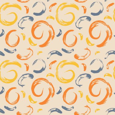 Vektör seamless modeli. Fırça darbeleri ile arka plan.