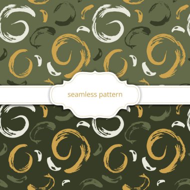 Vektör seamless modeli. Fırça darbeleri ile arka plan.