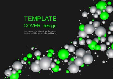 Renkli parlak topları arka plan. Düşen küre. Soyut şekerler.