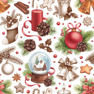 Sulu Boya Noel süsleri