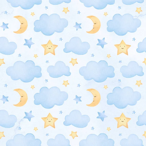 Fairy stars and clouds — Stock Photo, Image