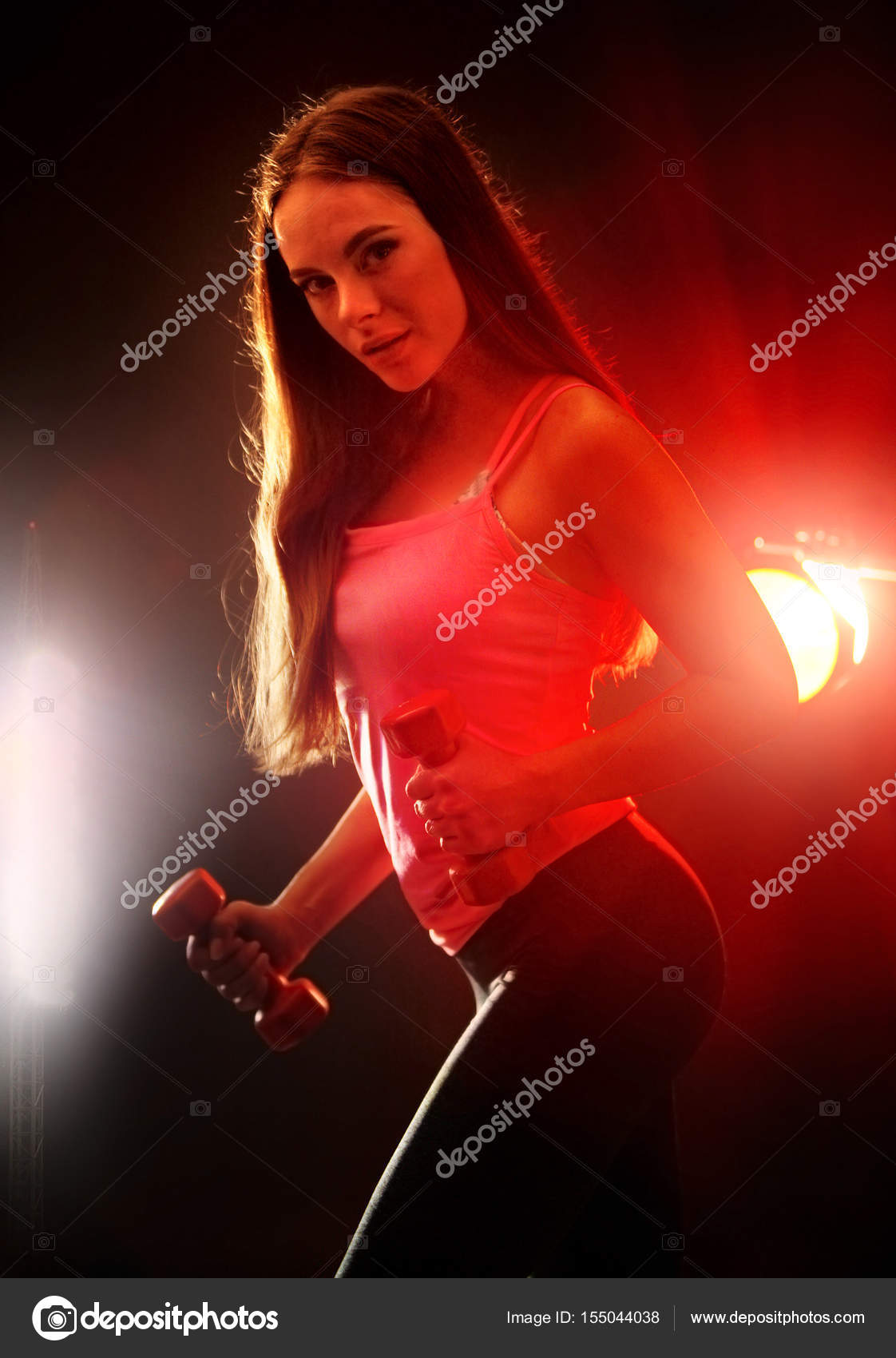 Flickor gym dusch