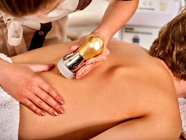 Adam geri Güzellik Salonu masaj. Elektrik stimülasyon erkek Cilt Bakımı .