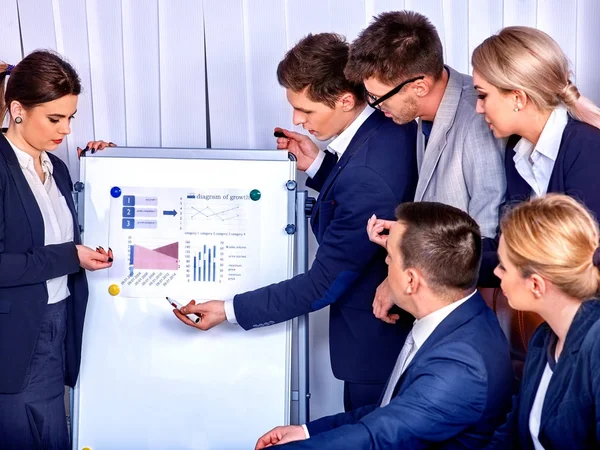 Business mensen office leven van team mensen werken met papieren. — Stockfoto