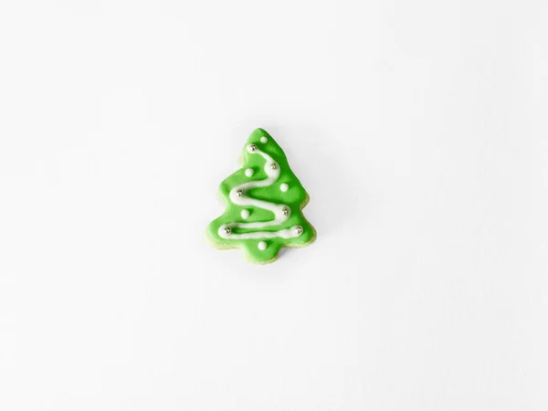 Dekoracyjne Christmas ciasteczka imbirowe z lukrem — Zdjęcie stockowe