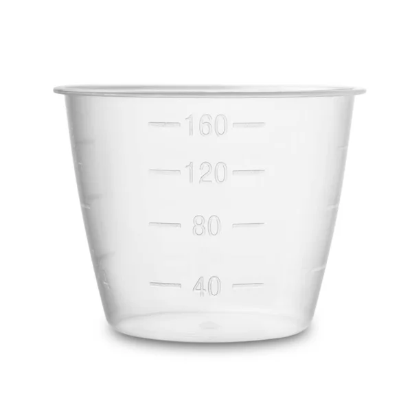 Plastic measuring cup — Stock Photo, Image