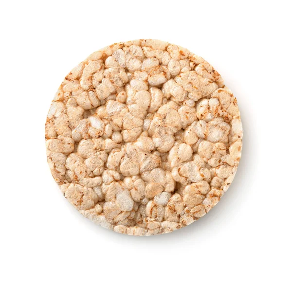 Top view of puffed whole grain crispbread — 스톡 사진