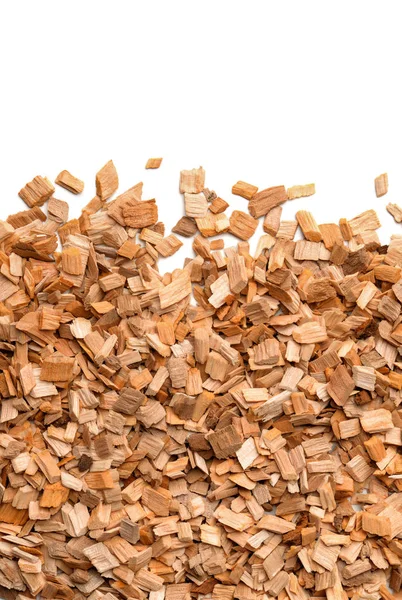 Close up of smoking woodchips — Stock Photo, Image