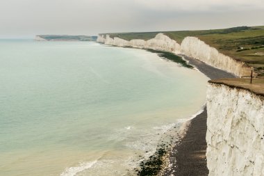 Birling Gap Eastbourne yakınındaki üzerinden yedi kız kardeş